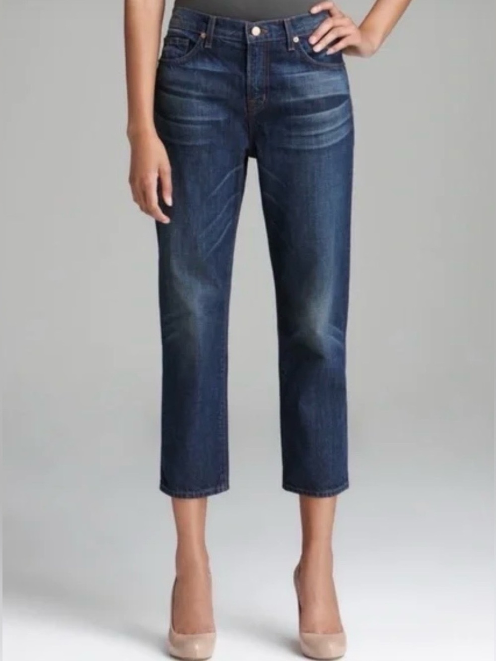 J Brand Ace Boyfriend Cropped Straight Denim  Jeans